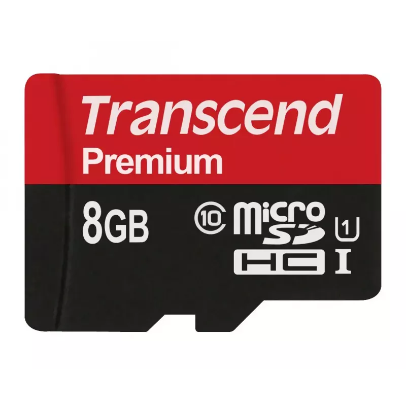 Flash-Speicher Transcend 8 GB MicroSDHC Class 10 UHS-I TS8GUSDCU1