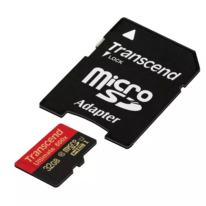 MicroSDHC Transcend 32GB UHS-I 600x Class 10 TS32GUSDHC10U1