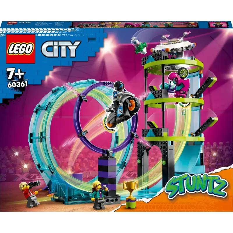 LEGO Set LEGO City Stuntz 60361 Ultimate Stunt Riders Challenge – Stuntbike-Spielset