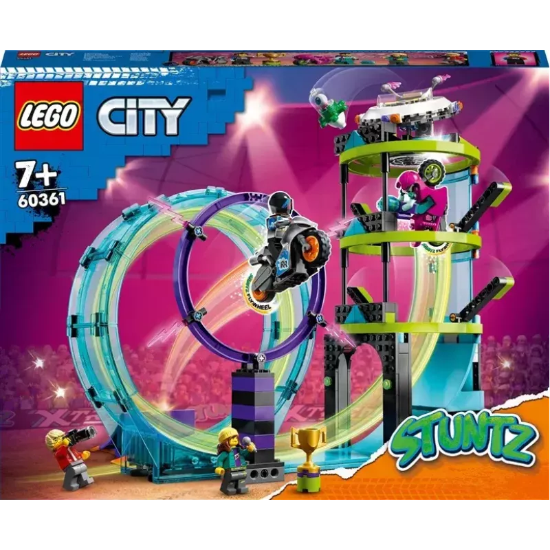 LEGO Set LEGO City Stuntz 60361 Ultimate Stunt Riders Challenge – Stuntbike-Spielset