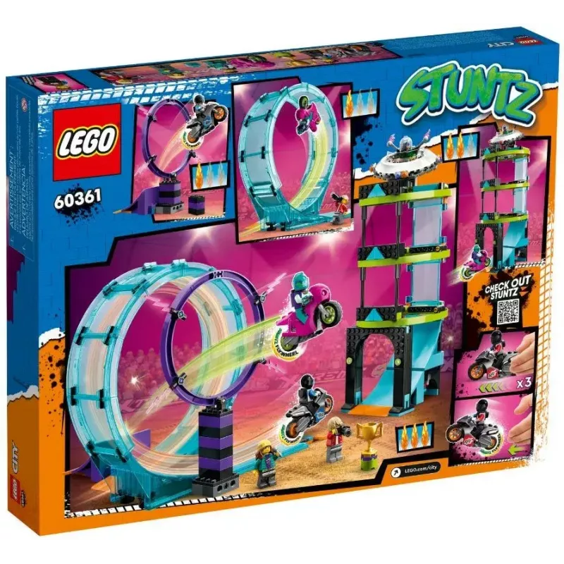 LEGO Set LEGO City Stuntz 60361 Ultimate Stunt Riders Challenge – Stuntbike-Spielset
