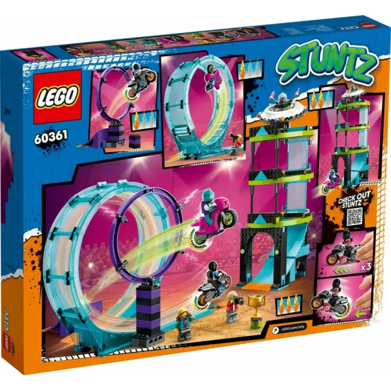 LEGO Set LEGO City Stuntz 60361 Ultimate Stunt Riders Challenge – Stuntbike-Spielset
