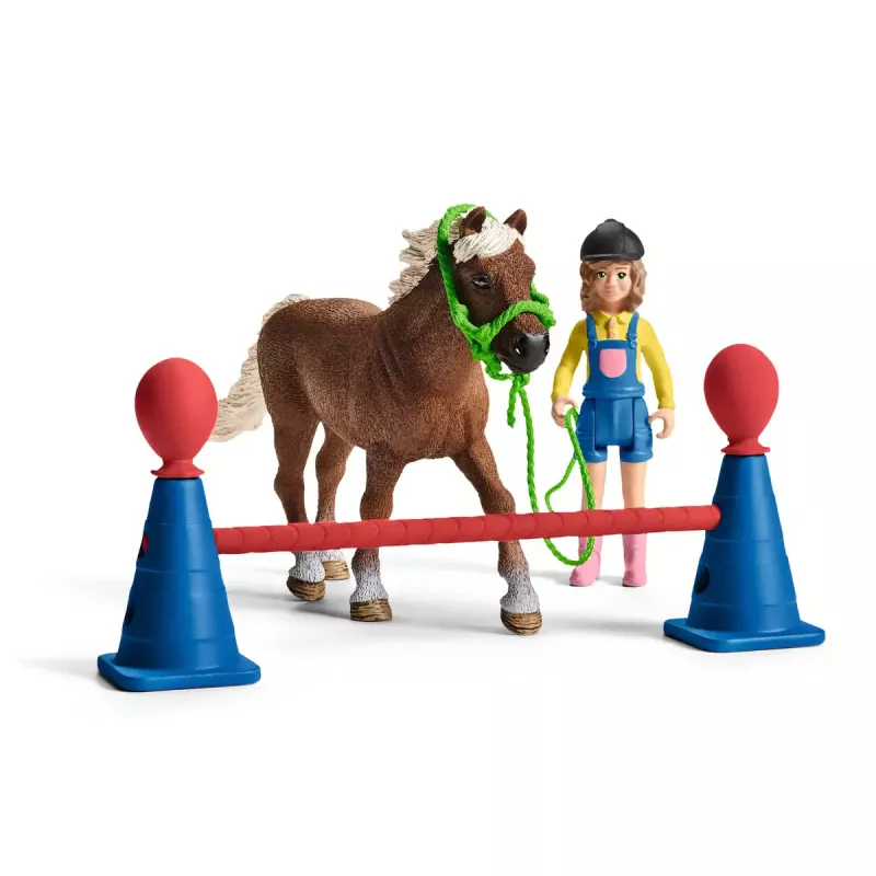 Pony-Agility-Training Schleich 42481 Mehrfarbig Kunststoff 3-8 Jahre