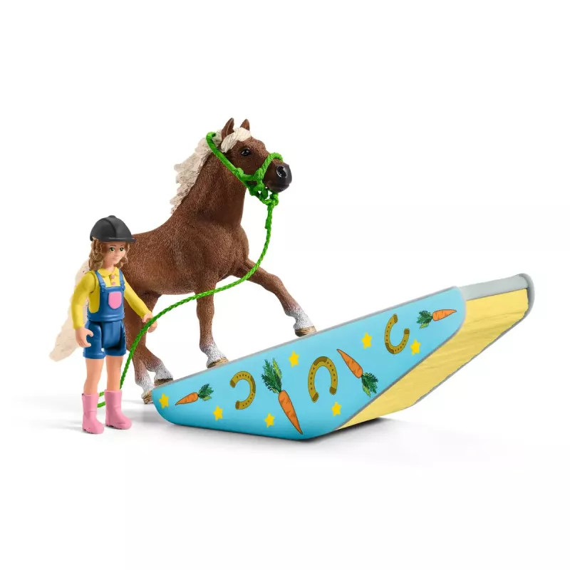 Pony-Agility-Training Schleich 42481 Mehrfarbig Kunststoff 3-8 Jahre