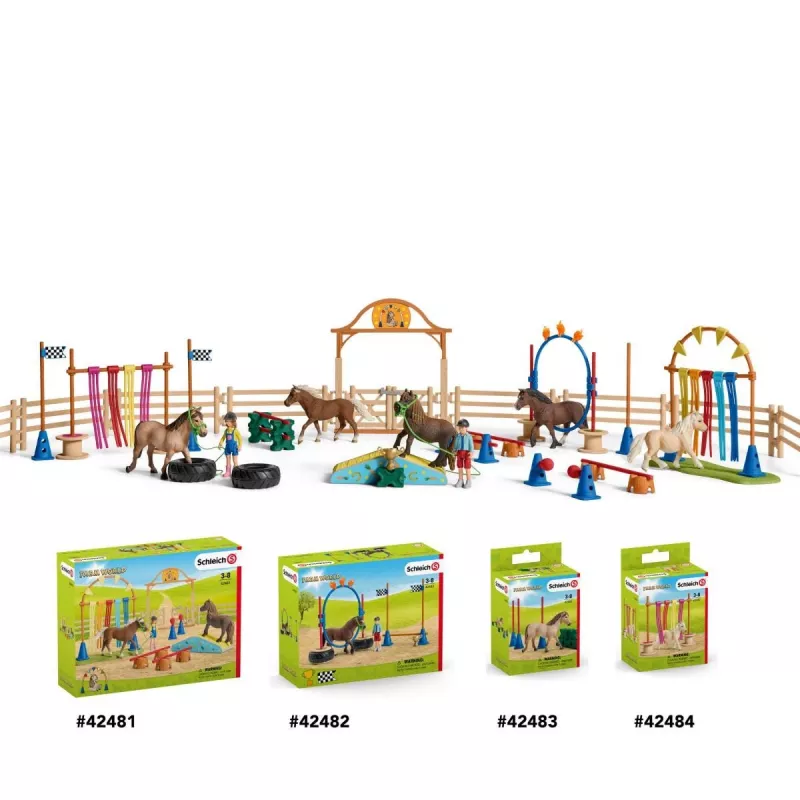 Pony Agility Race Schleich FARM WORLD 42482