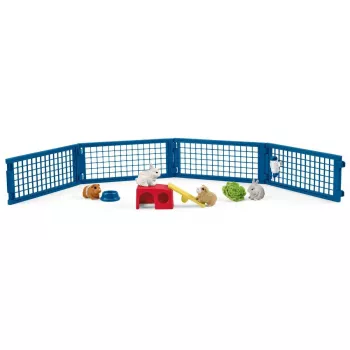 Kaninchen- und Meerschweinchenstall Schleich FARM WORLD 42500