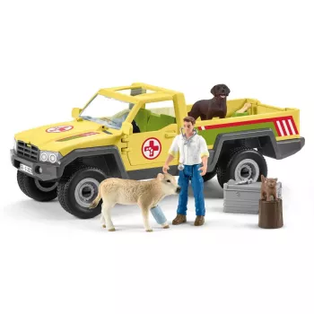 Tierarztbesuch auf dem Bauernhof Schleich FARM WORLD 42503