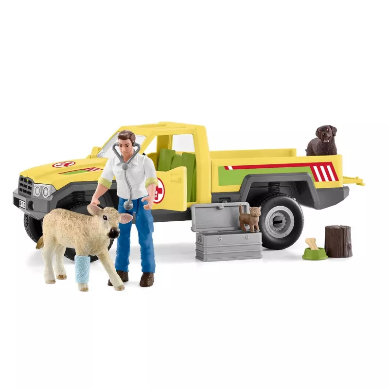 Tierarztbesuch auf dem Bauernhof Schleich FARM WORLD 42503