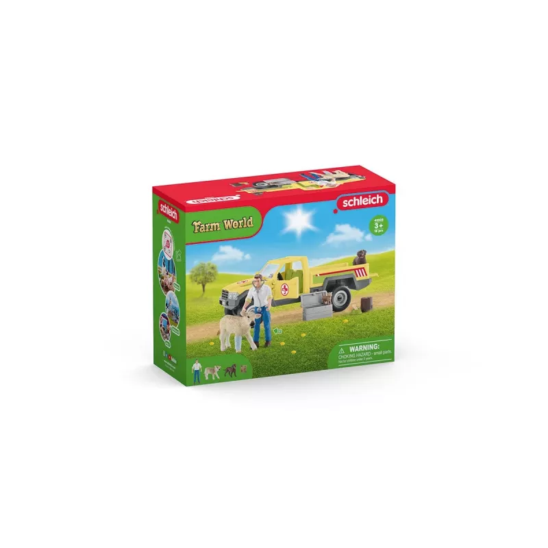 Tierarztbesuch auf dem Bauernhof Schleich FARM WORLD 42503