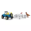 schleich Dinosaurs Geländewagen mit Dino-Außenposten, Dinosaurier und Vulkan, Forschungsstation, 4 Jahr(e), Mehrfarbig, Kunststoff