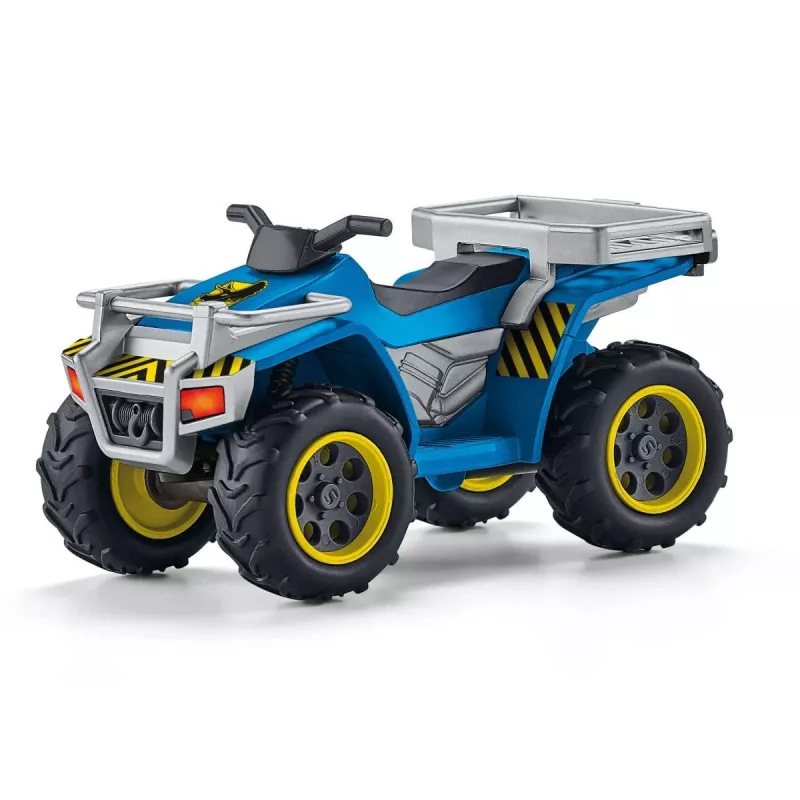 schleich Dino-Quad - Flucht vor dem Velociraptor, Dinosaurier und Vulkan, Forschungsstation, 4 Jahr(e), Mehrfarbig, Kunststoff