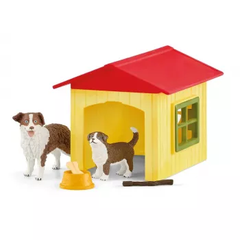 Schleich FARM WORLD Hundehütte 42573 Mehrfarbig Empfohlenes Alter 3+