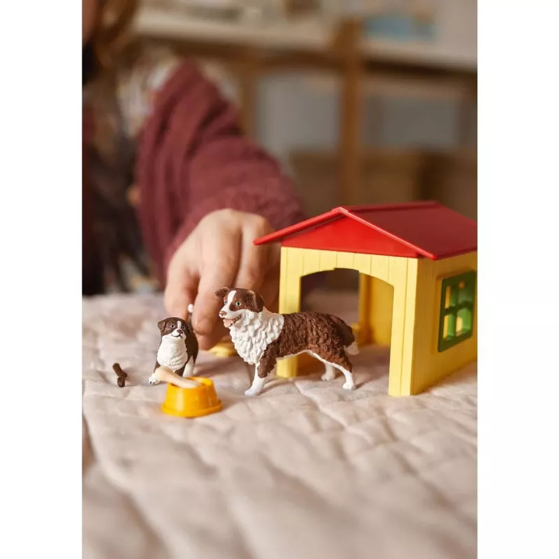 Schleich FARM WORLD Hundehütte 42573 Mehrfarbig Empfohlenes Alter 3+