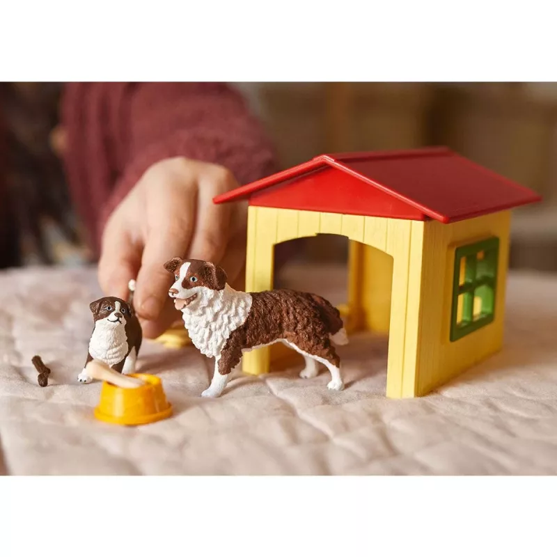 Schleich FARM WORLD Hundehütte 42573 Mehrfarbig Empfohlenes Alter 3+