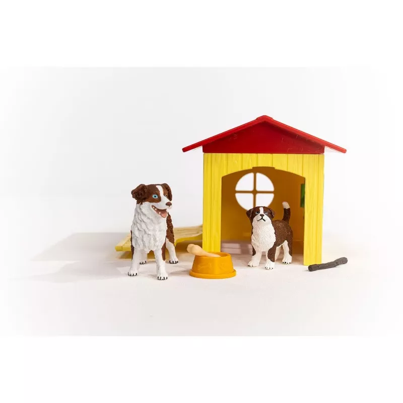 Schleich FARM WORLD Hundehütte 42573 Mehrfarbig Empfohlenes Alter 3+