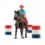 schleich Cowgirl Barrel Racing Fun, 3 Jahr(e), Mehrfarbig