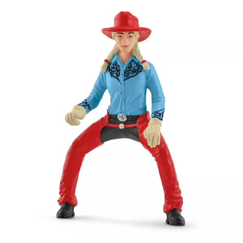 schleich Cowgirl Barrel Racing Fun, 3 Jahr(e), Mehrfarbig