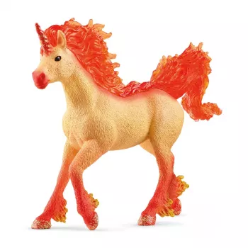 Toy Schleich BAYALA Elementa Feuer-Einhorn-Hengst Orange 70756S
