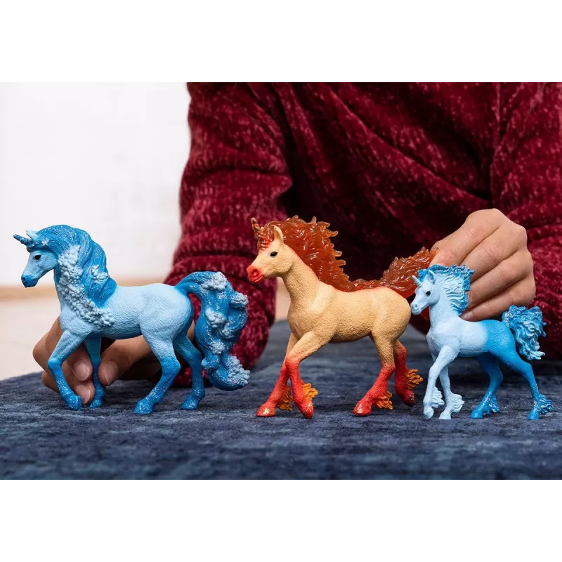 Toy Schleich BAYALA Elementa Feuer-Einhorn-Hengst Orange 70756S