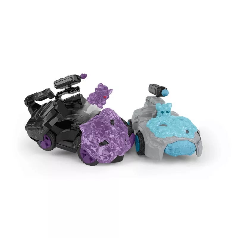 Schleich Shadow CrashMobile mit Mini-Kreatur Schwarz Lila 42672