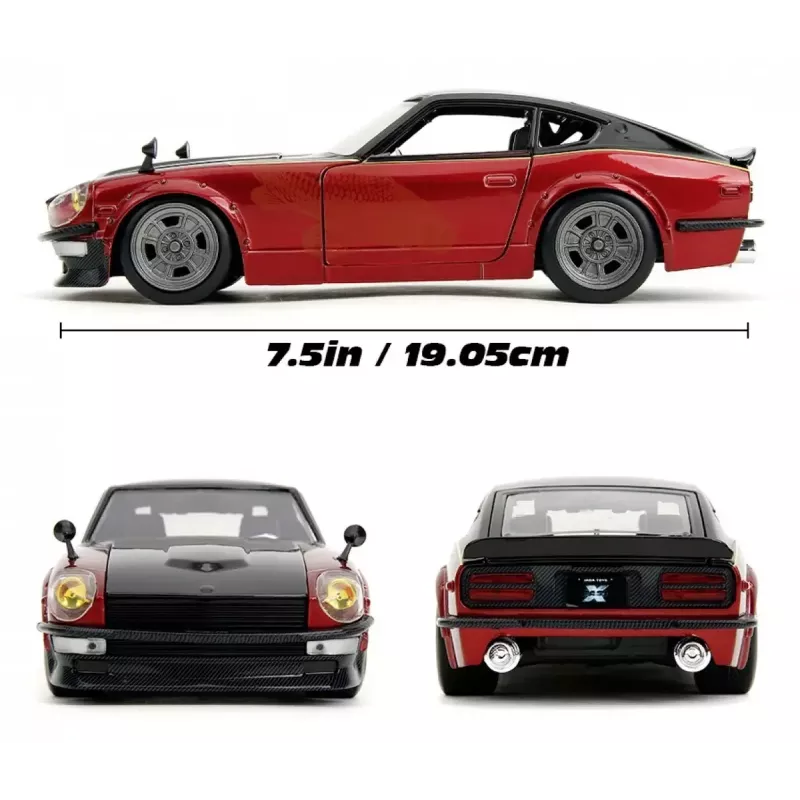 Auto Jada Toys 253203090 Fast & Furious Metall Kunststoff Gummi Schwarz Rot