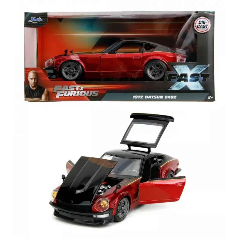 Auto Jada Toys 253203090 Fast & Furious Metall Kunststoff Gummi Schwarz Rot