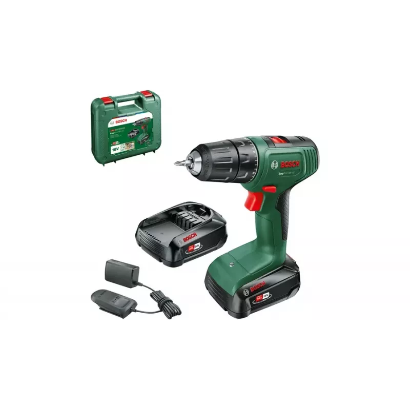 Bosch EasyDrill 18V-40 1630 U/min Schlüssellos 1,3 kg Schwarz, Grün