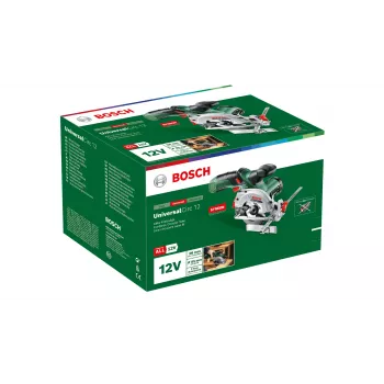 Bosch UniversalCirc 12 8,5 cm Schwarz, Grün 1400 U/min