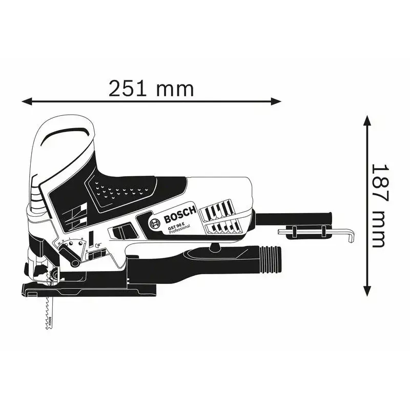 Bosch 0 601 58G 000 Stichsäge 650 W 2,3 kg