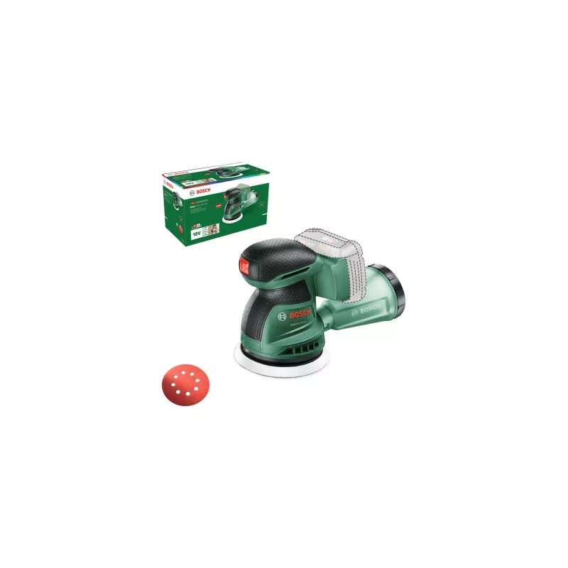 Bosch EasyOrbit 18V-10 (Baretool), Exzenterschleifer, Schwarz, Grün, Kunststoff, Deutschland, 23000 U/min, 1 mm