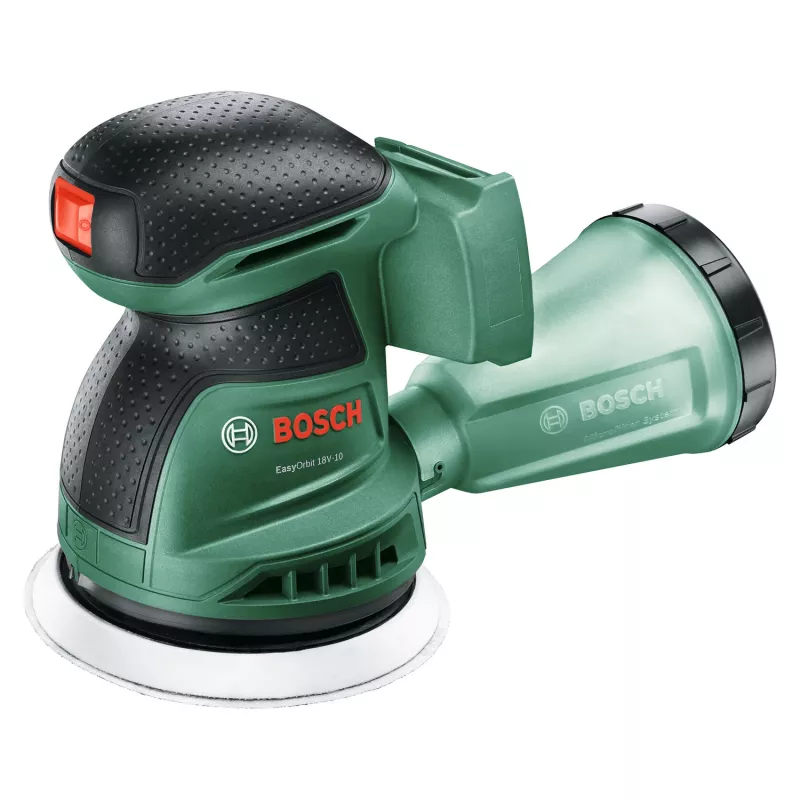 Bosch EasyOrbit 18V-10 (Baretool), Exzenterschleifer, Schwarz, Grün, Kunststoff, Deutschland, 23000 U/min, 1 mm