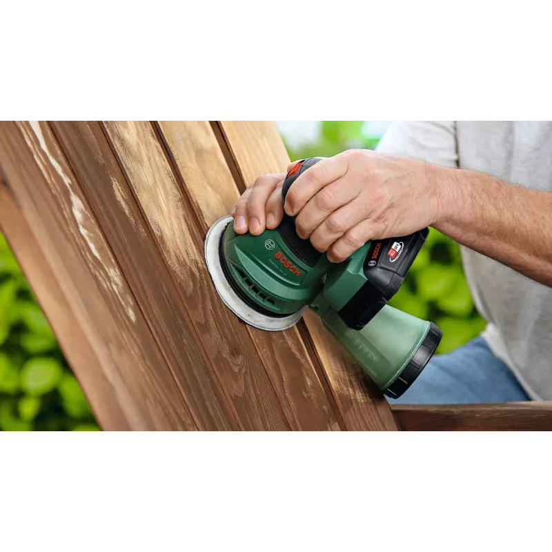 Bosch EasyOrbit 18V-10 (Baretool), Exzenterschleifer, Schwarz, Grün, Kunststoff, Deutschland, 23000 U/min, 1 mm