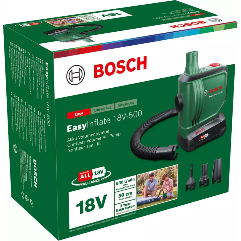 Bosch UniversalBrush (integriert) Akkubetriebene 3,6V Bürste, Schwarz, IPX5, Batterie, Lithium-Ionen (Li-Ion), 1500 mAh, 3,6 V