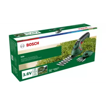 Bosch Isio Akku-Grasschere 8 cm 3,6 V Lithium-Ionen (Li-Ion) Schwarz, Grün
