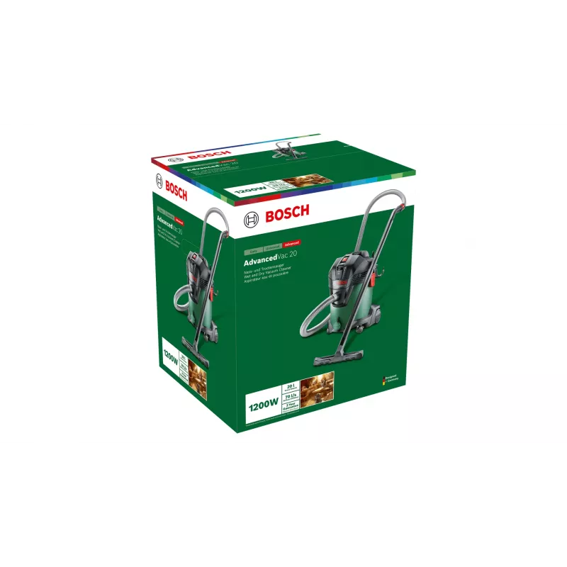 Bosch AdvancedVac 20 300 AW 20 L Schwarz, Grün