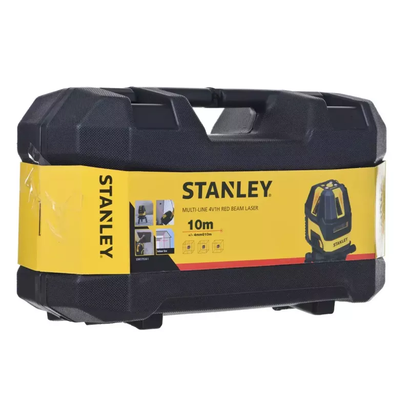Laser-Nivelliergerät STANLEY Multi-Line STHT77514-1 — roter Laser, 4 vertikale & 1 horizontale Linie