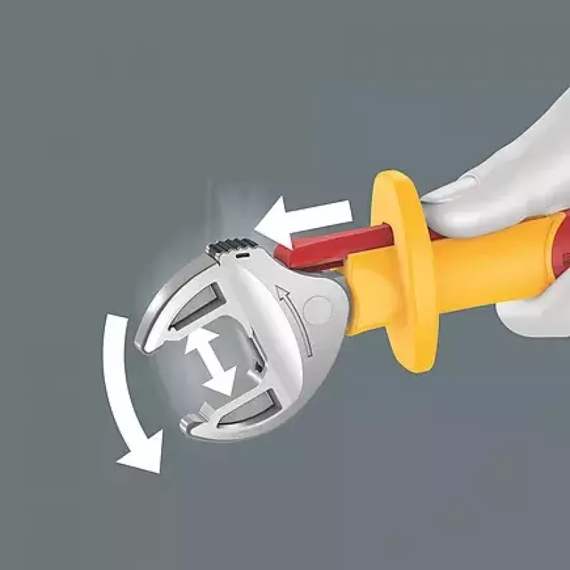 Verstellbarer Schraubenschlüssel Wera 05020170001 Spannweite 1,9 cm Kunststoffgriff