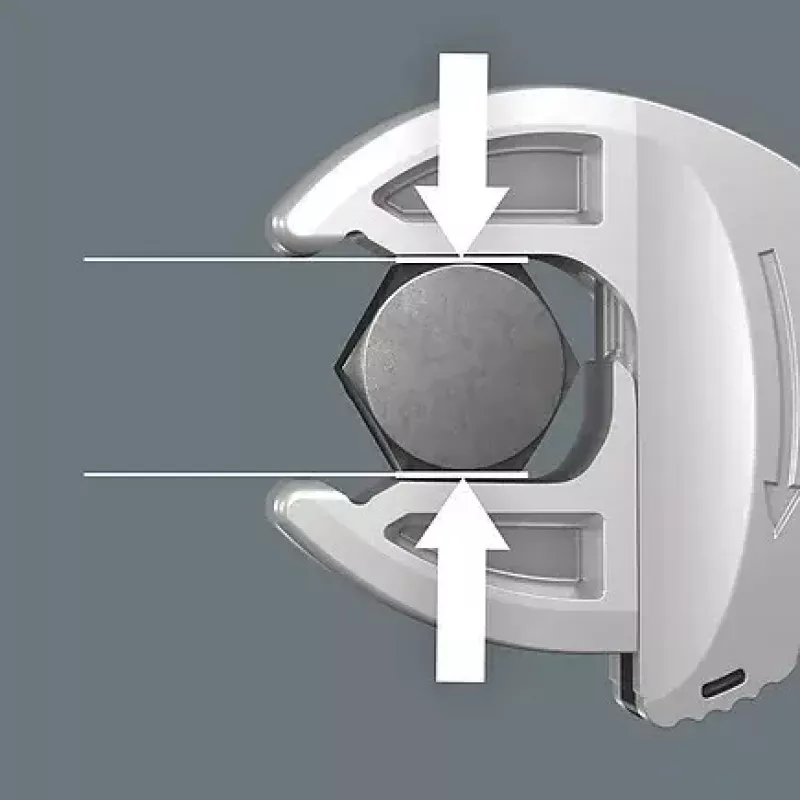 Verstellbarer Schraubenschlüssel Wera 05020170001 Spannweite 1,9 cm Kunststoffgriff