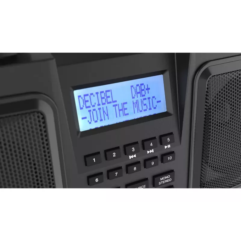 Tragbares Radio Perfectpro Workstation Digital DAB FM 20W