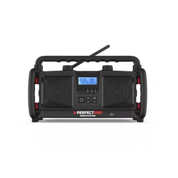 Tragbares Radio Perfectpro Workstation Digital DAB FM 20W