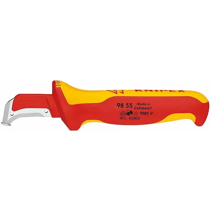 Feststehendes Messer Knipex 009855 Metallisch Rot Gelb