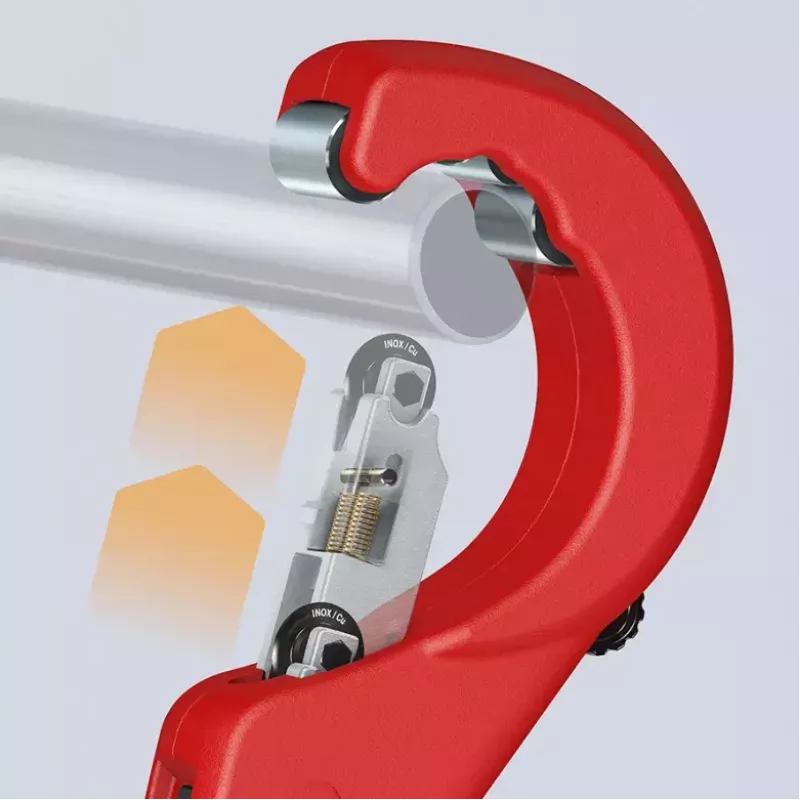 Rohrschneider Knipex 90 31 03 BK geeignet für Messing, Kupfer, Stahl