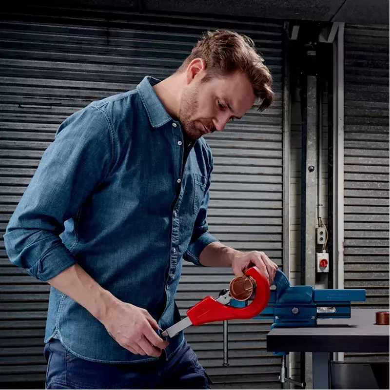 Rohrschneider Knipex 90 31 03 BK geeignet für Messing, Kupfer, Stahl
