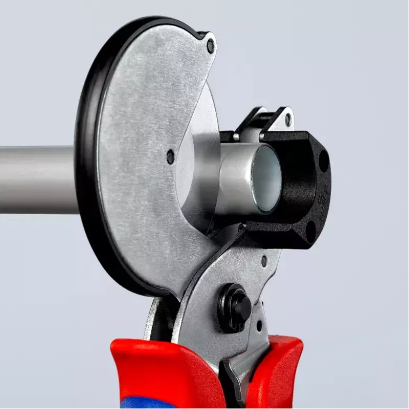 Rohrschere Knipex 90 25 25 Aluminium Schwarz Blau Rot 210 mm