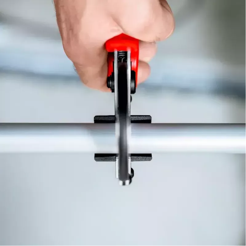 Rohrschere Knipex 90 25 25 Aluminium Schwarz Blau Rot 210 mm