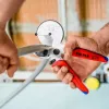 Rohrschere Knipex 90 25 25 Aluminium Schwarz Blau Rot 210 mm