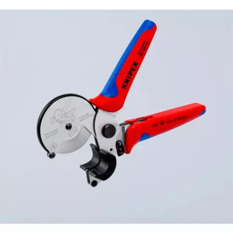 Rohrschere Knipex 90 25 25 Aluminium Schwarz Blau Rot 210 mm