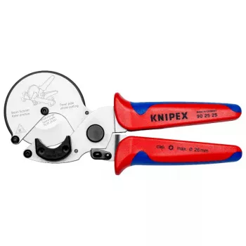 Rohrschere Knipex 90 25 25 Aluminium Schwarz Blau Rot 210 mm
