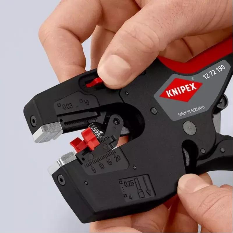 Knipex 12 72 190 Zange Stahl Kunststoffgriff Schwarz Rot 190 mm