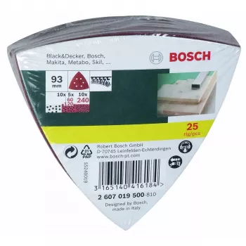 Bosch 2 607 019 500 Schleifzubehör 25 Stück